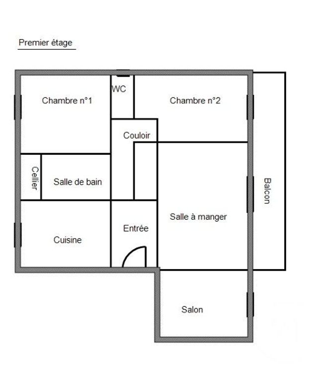 Appartement F4 &agrave; vendre - 4 pi&egrave;ces - 68 m2 - Varennes Vauzelles - 58 - BOURGOGNE